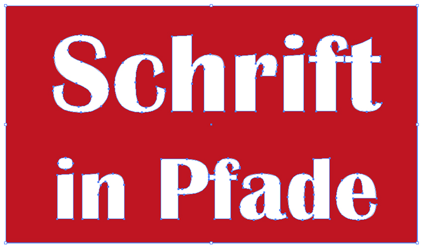 PDF Schriften in Pfade umwandeln druckdatentipps.de